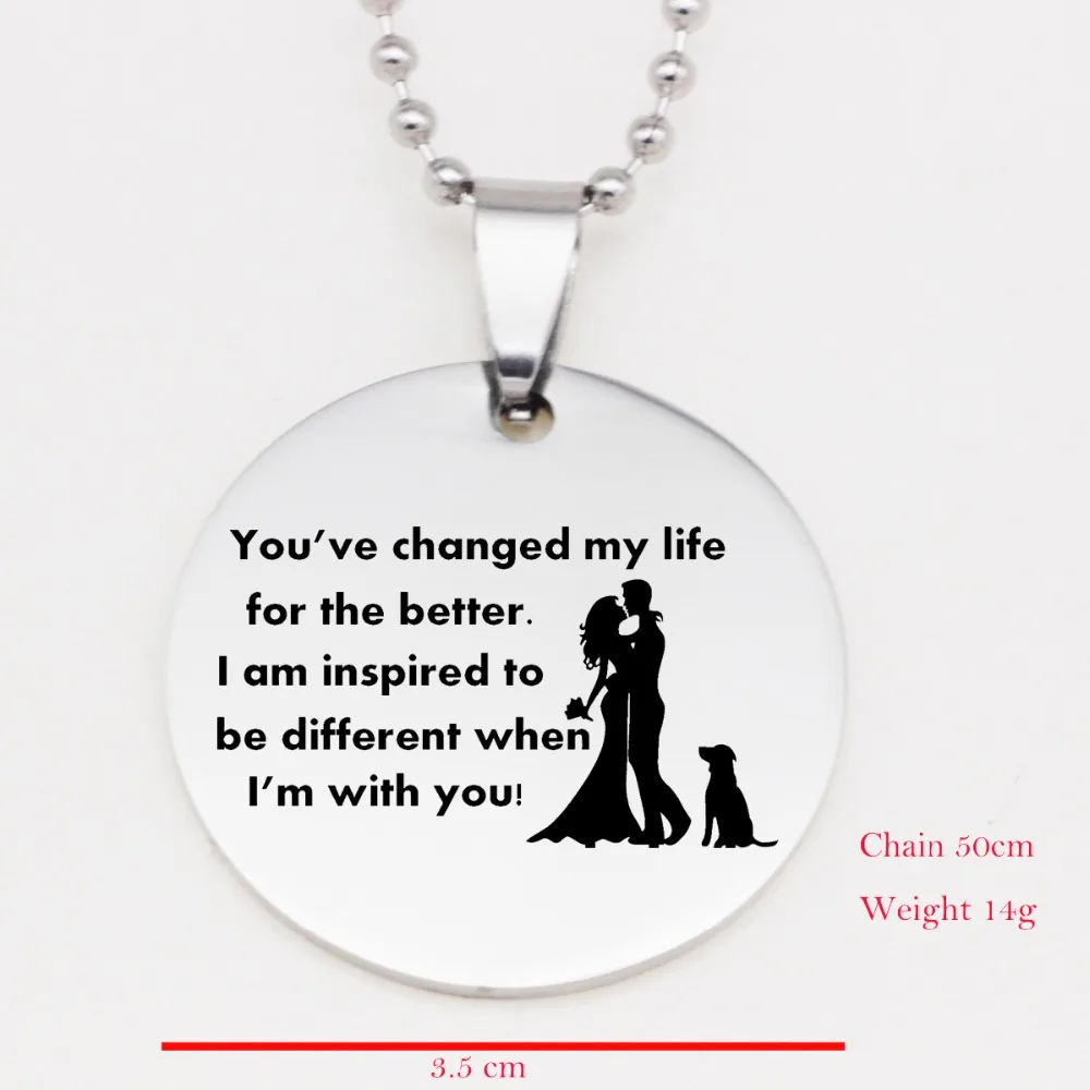 Новое поступление ювелирных изделий из нержавеющей стали вы изменили мою жизнь