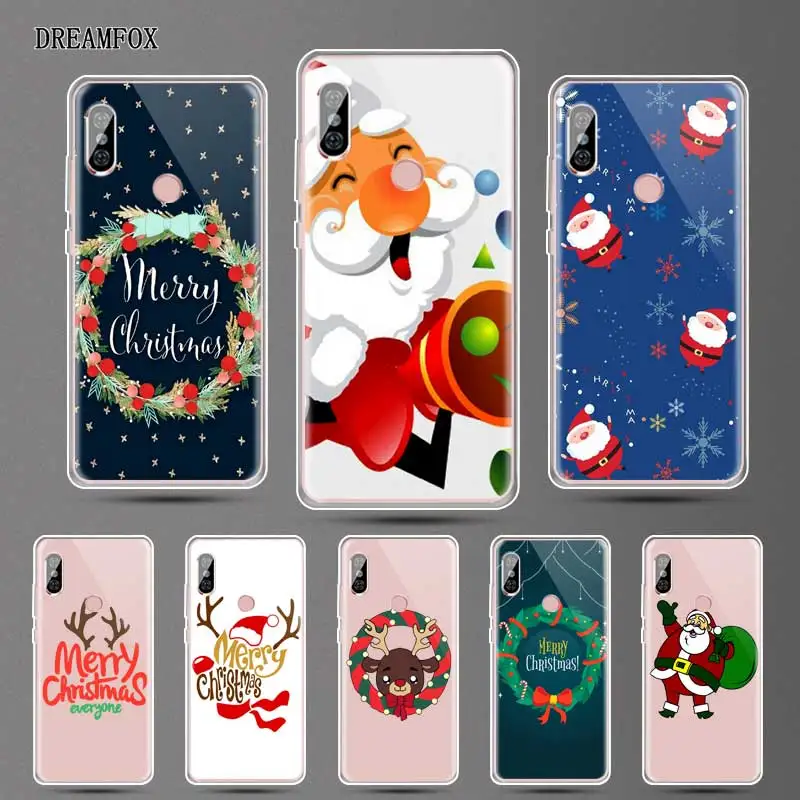 DREAMFOX N004 Рождество Мягкий ТПУ силиконовый чехол для Xiaomi Redmi Note 3 4 5 плюс S 4A 4X 5A Pro