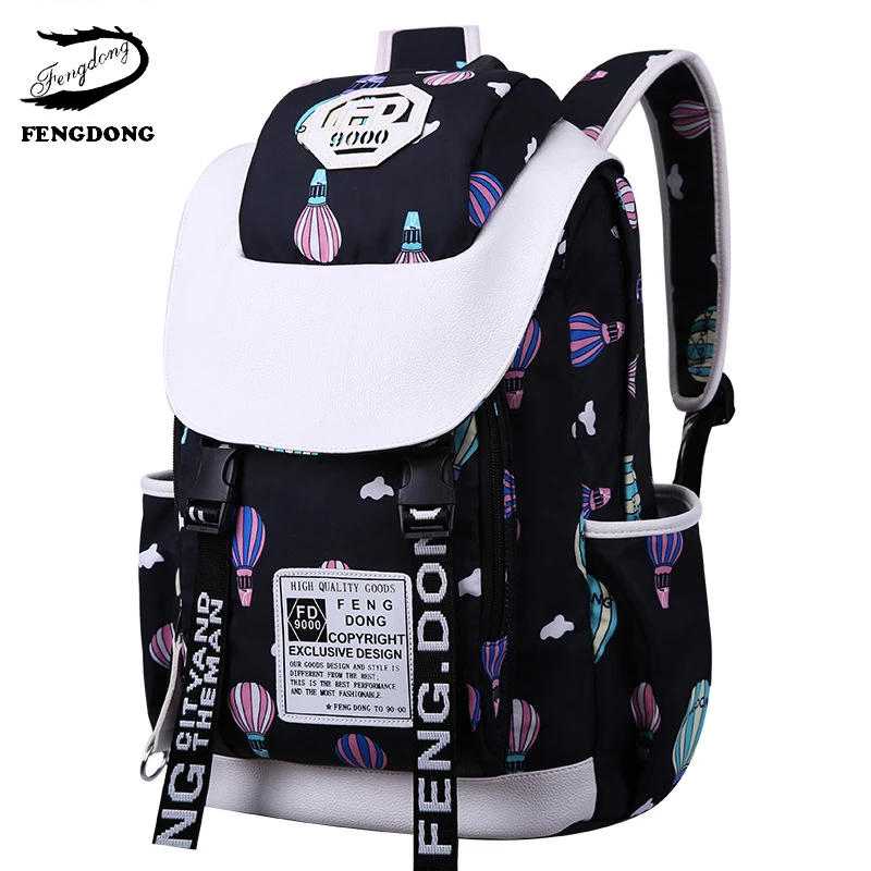 Модный рюкзак 2020 женский студенческий с принтом сумки для книг большой дорожный