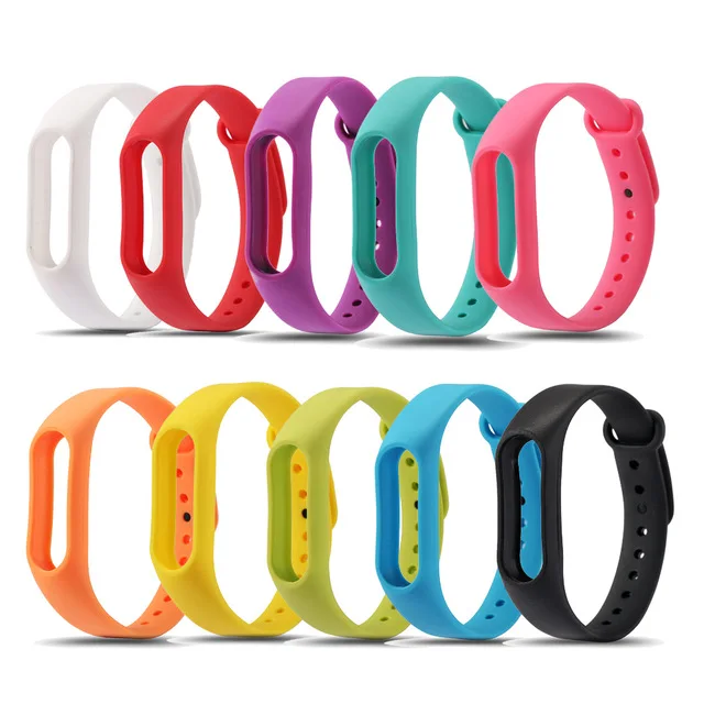 Smart Accessories For Mi Band 2 Strap Colorful Silicone Bracelet Xiaomi Miband Straps | Электроника