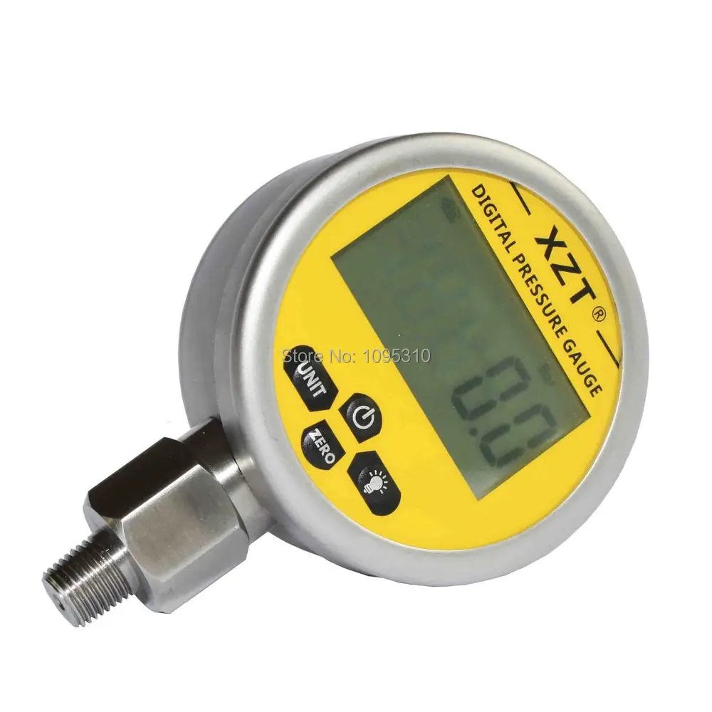 XZT Digital Hydraulic Pressure Gauge 80mm - 700BAR/10000PSI-NPT1/4 | Инструменты