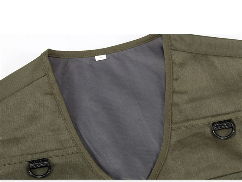 Жилет Мужчины Верхняя одежда военный камуфляж жилет Мульти-карман короткий