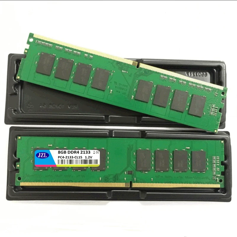 JZL LONG DIMM PC4 17000 DDR4 2133 MHz 8 GB/PC4 DDR 4 GB LC15 288 PIN Настольный ПК компьютер Ram карта памяти|ddr4