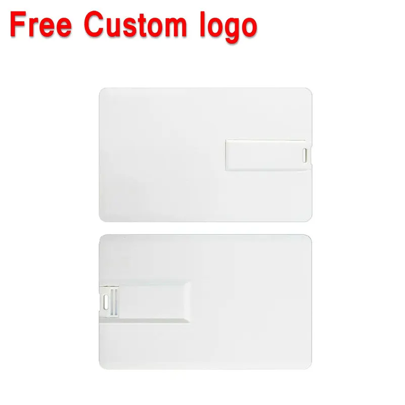 20pcs card 20 шт./партия, usb-флешка с кредитной картой, бесплатный индивидуальный логотип, 4 ГБ, 8 ГБ, 16 ГБ, 32 ГБ, 64 ГБ, флешка, карта памяти, свадебный подарок для фотографии - Цвет: 20pcs card