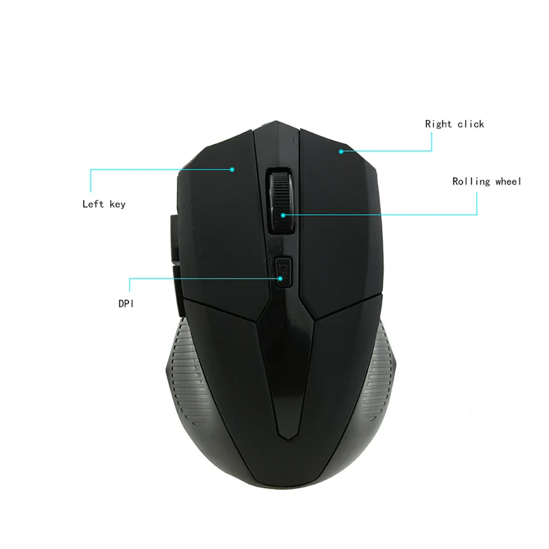 Эргономичная оптическая мышь BTS 2 4 ГГц вертикальная игровая 1600 DPI с USB-приемником