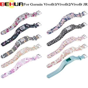 Цветной ремешок для часов спортивный силиконовый браслет ремешок браслет для Garmin Vivofit JRJR2 Vivofit 3 Vivofit 2