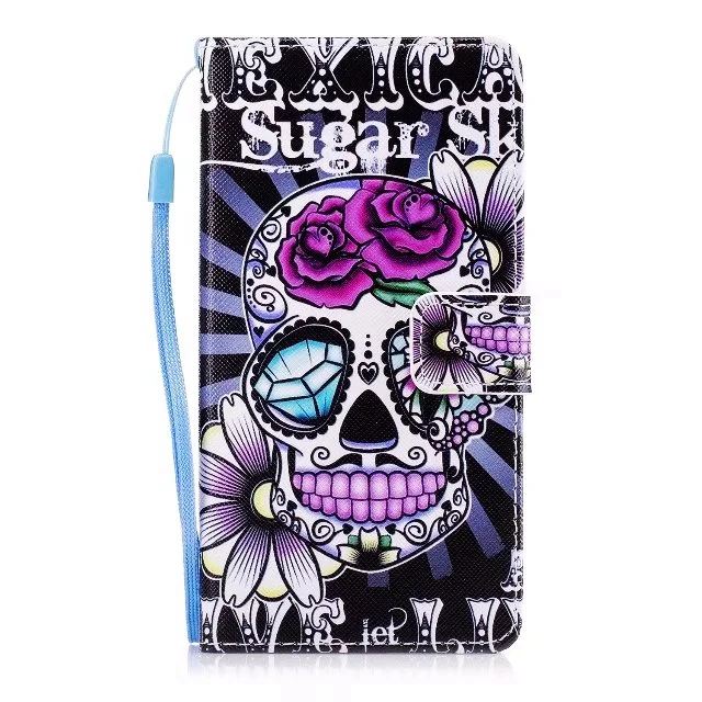 Style 8 Для samsung Galaxy S8 A510 A5 A3 A7 J1 J3 J5 J7 чехол для телефона из искусственной кожи с цветочным печатным рисунком Кожаный чехол-кошелек с подставкой и кардхолдерами - Цвет: Style 8