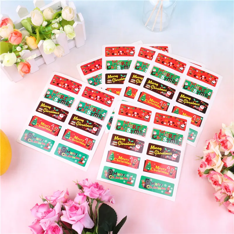 DIY Скрапбукинг Счастливого Рождества подарок для кухни конфеты печать вечеринки
