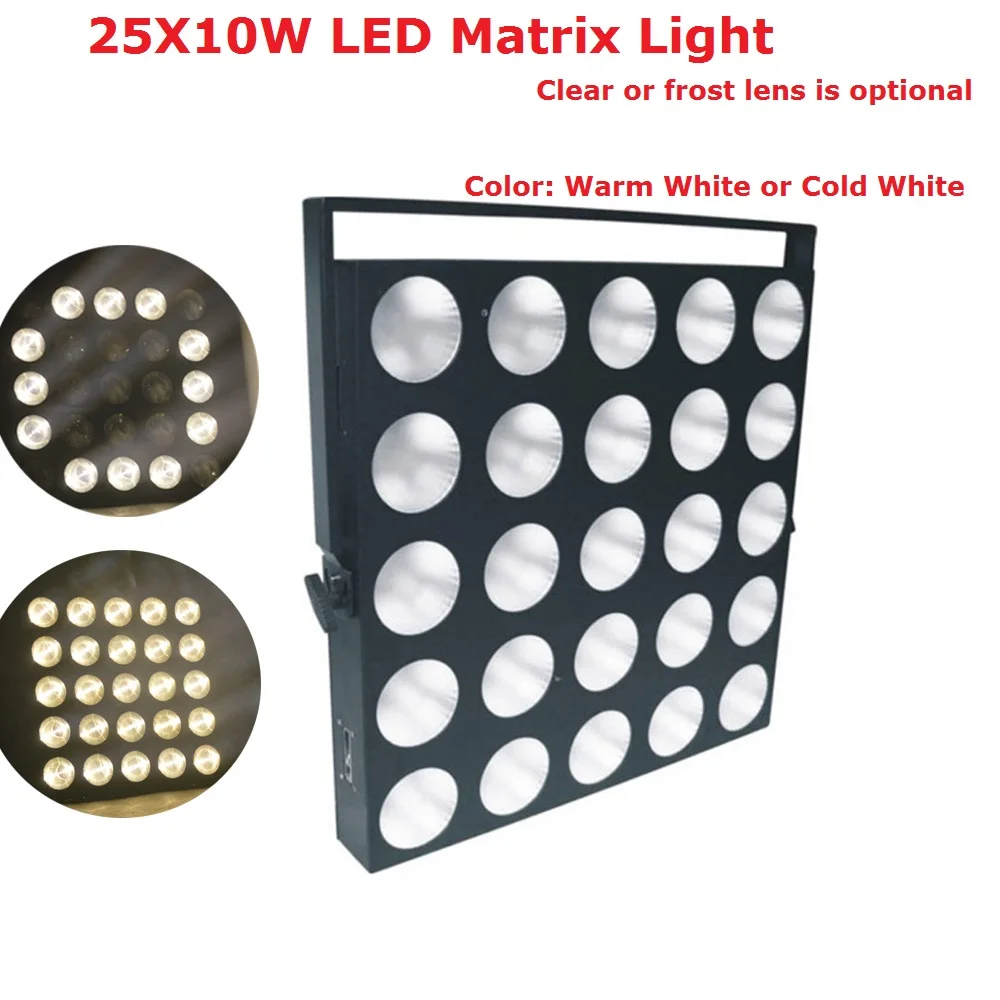 

Eyourlife 25X10 Warm White/Cold White LED Matrix Light LED Dot Matrix Pixel Washer Light Stage Effect Light For DJ Nightclubs
