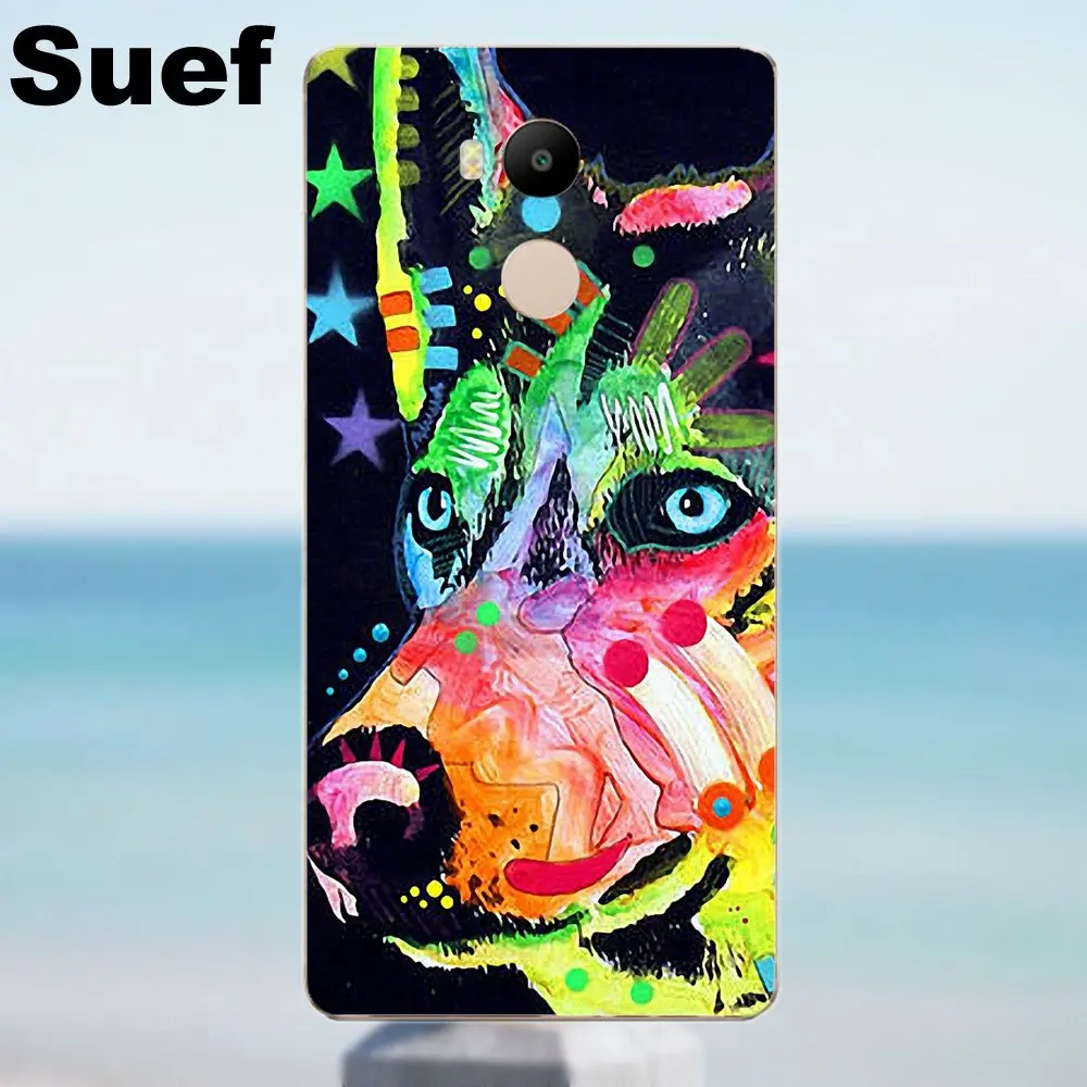 Suef мягкий чехол из ТПУ с изображением милой собаки сибирской хаски для Xiaomi Redmi 4 3 3S