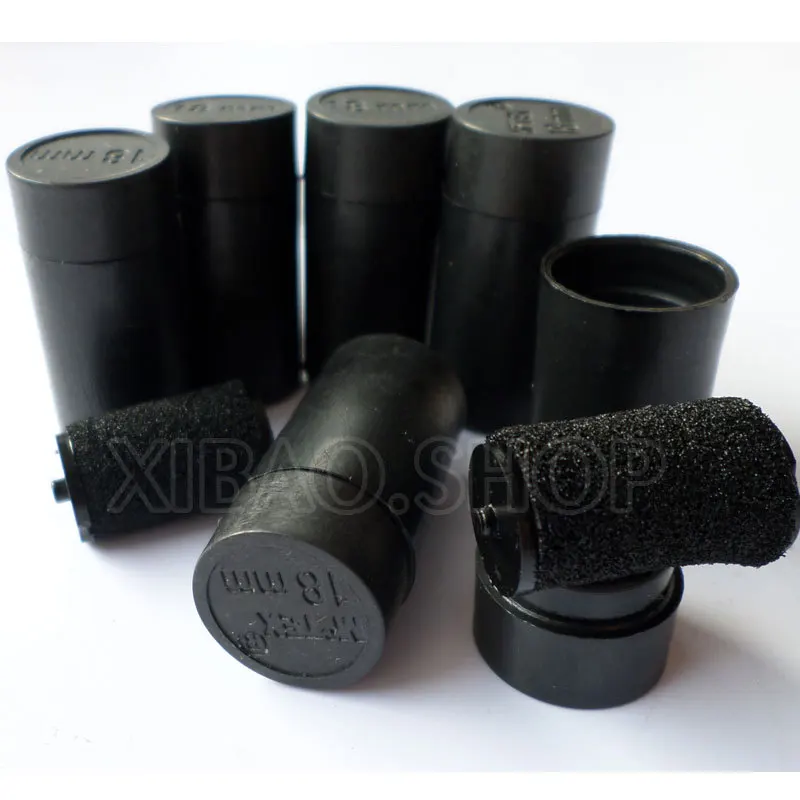 Чернильные ролики этикеточная бирка для ружья 18 мм круглые масляные чернила