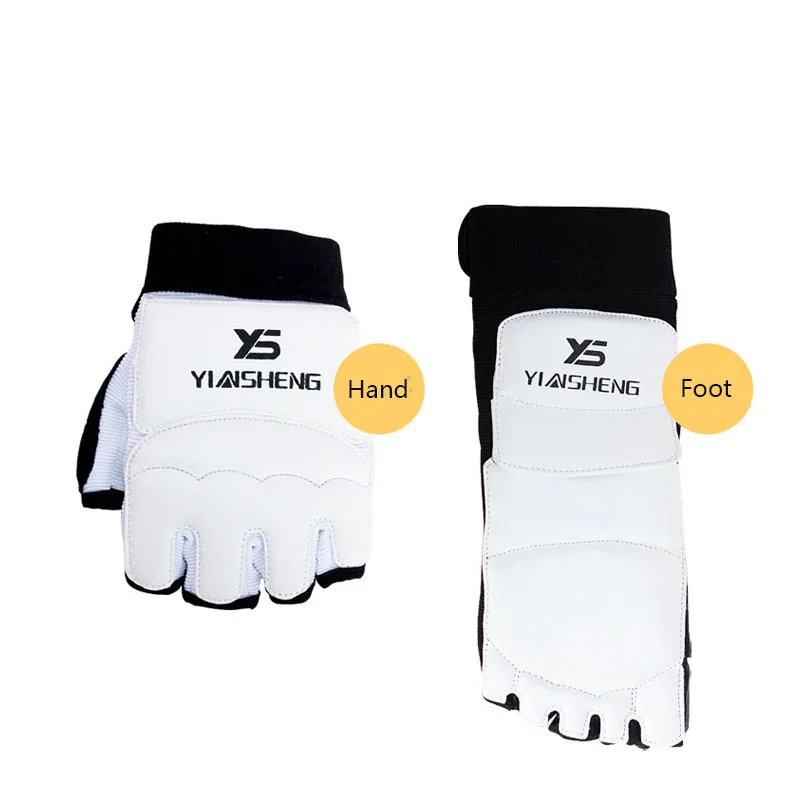 Taekwondo Gloves Sparring Hand Foot Protector Cover Boxing Muay Thai Brace Protection For Adult Kids | Спорт и развлечения