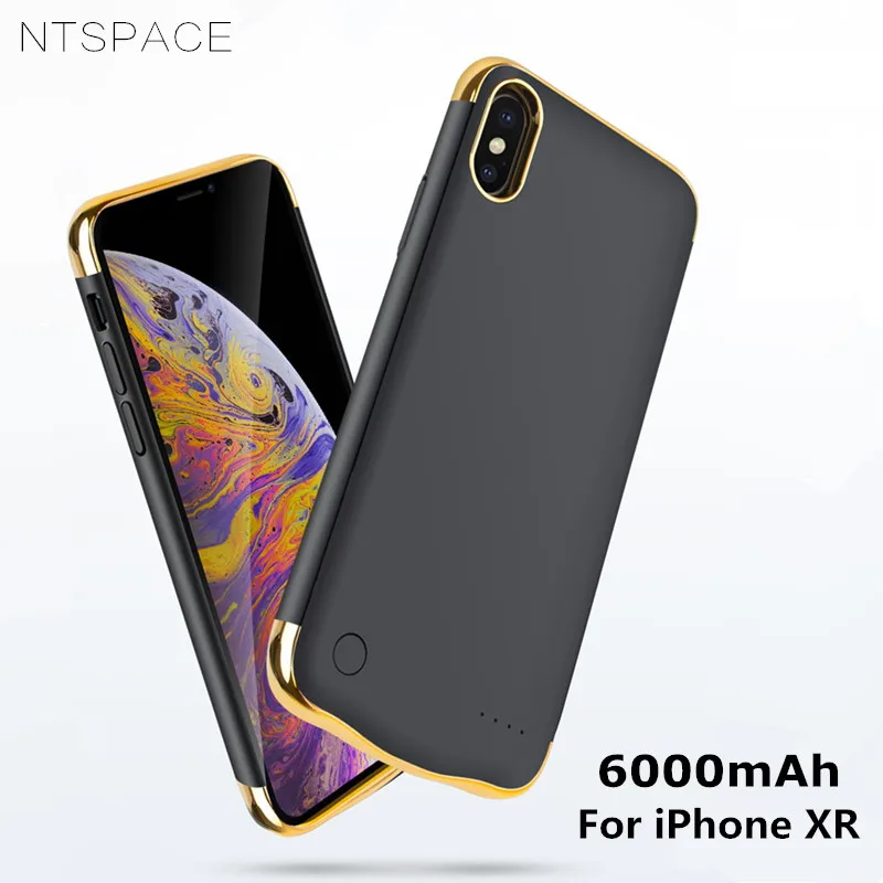 Ультратонкий внешний аккумулятор NTSPACE на 6000 мА · ч зарядный чехол для iPhone XR чехлы