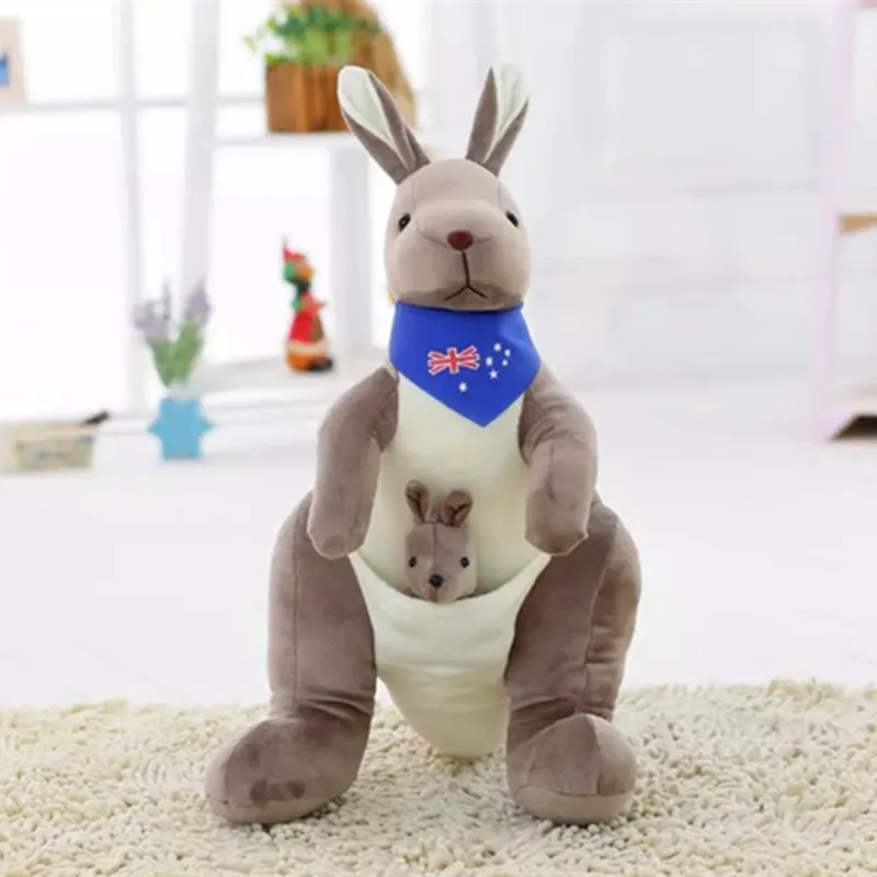 Кукла кенгуру австралийская 35 см 50 70 1 шт.|plush toys|kangaroo plush toyskangaroo doll |