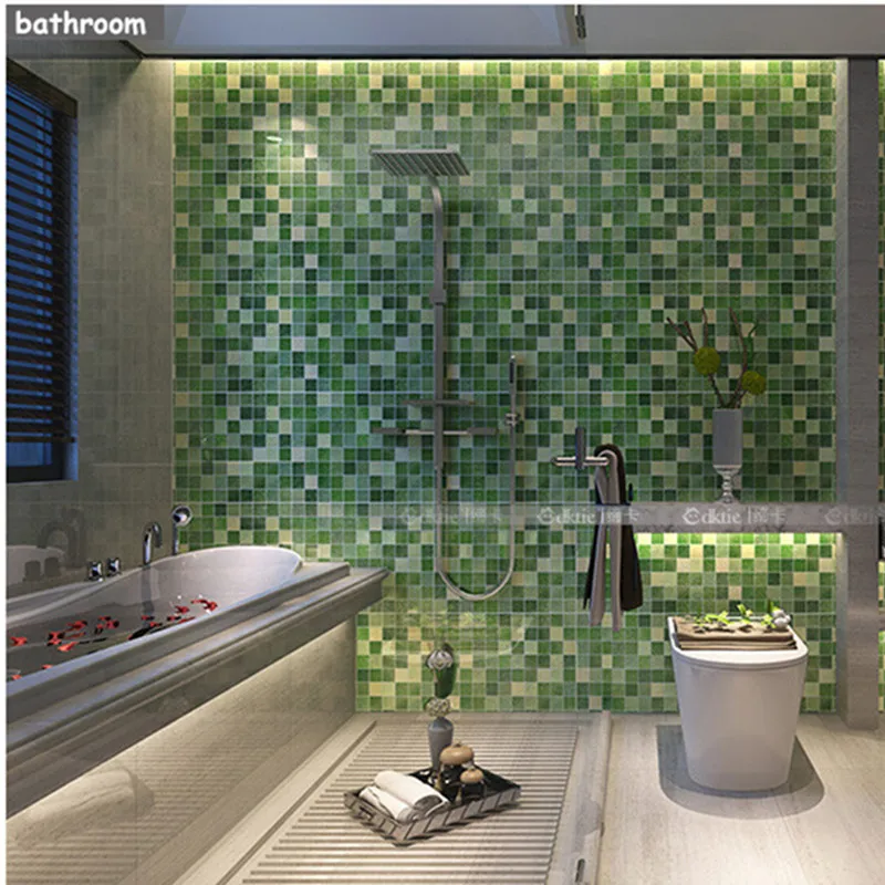 5 м ПВХ стикер на стену ванная комната водонепроницаемый самоклеющиеся обои для