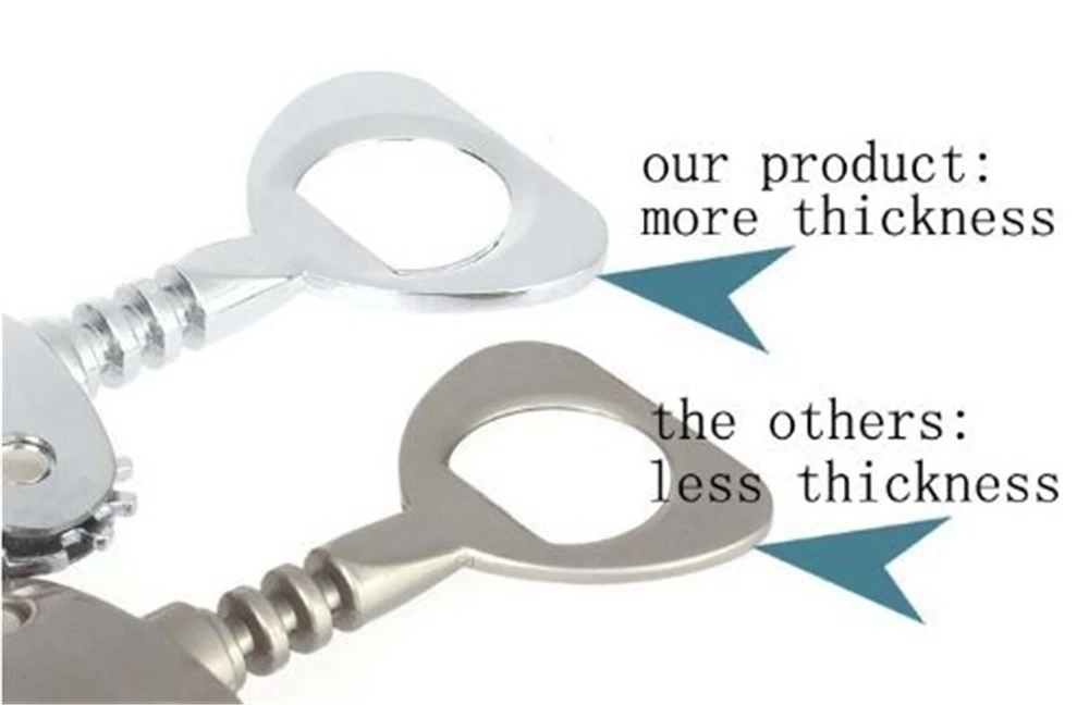 Роскошные Нержавеющей Стали Красное Вино Бутылки Пива Открывалка Штопор Крыло |