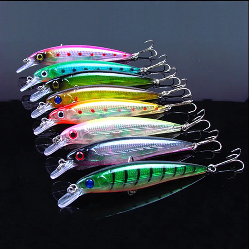 KKWEZVA 8 шт 11 см 13 4 г Рыболовная Приманка Minnow Iscas Artificiais Wobbler Карп рыболовные приманки