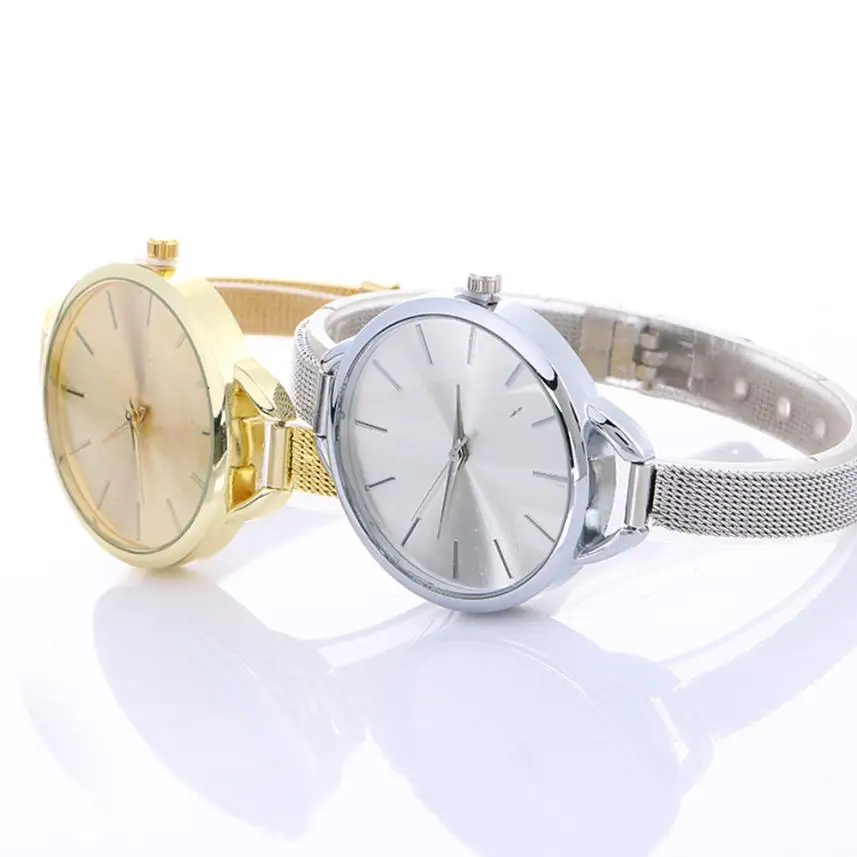 2018 New year Women Quartz Watch Fashion Luxury Stainless Steel Mesh Belt Wrist Wholesale Newest | Наручные часы