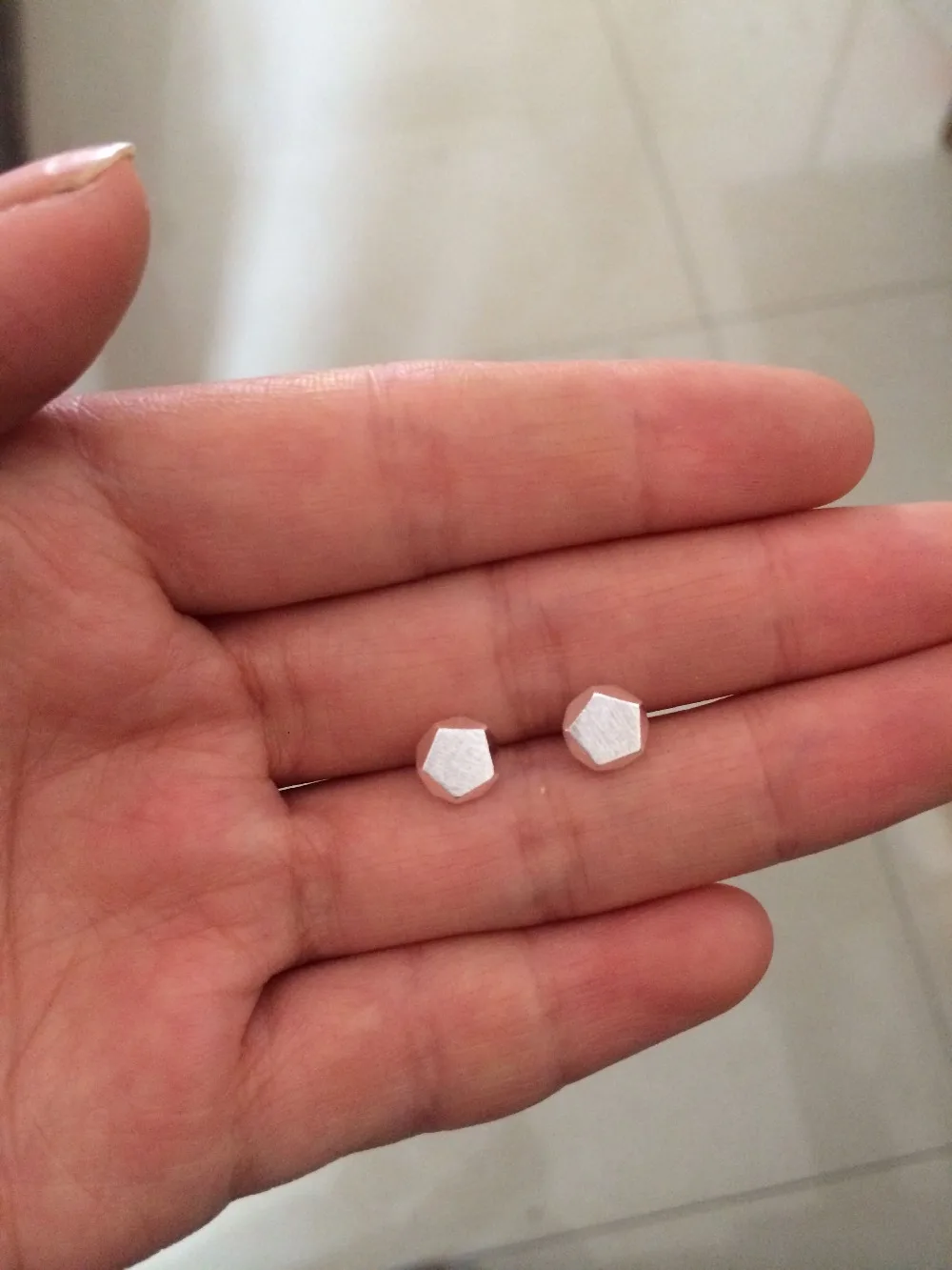 Настоящие мужские и женские. Серьги-гвоздики из стерлингового серебра 925 пробы с