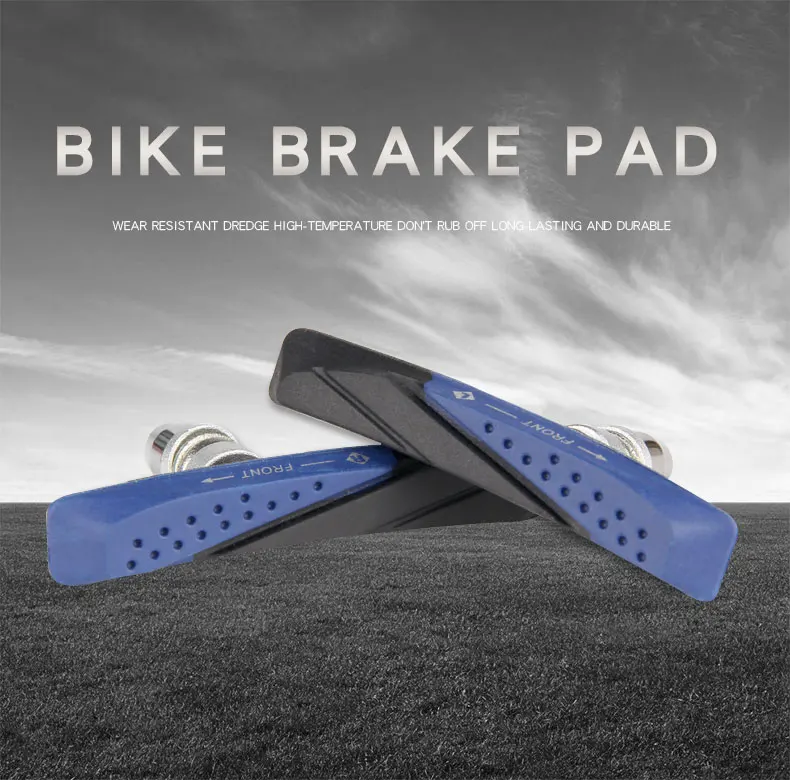 Велосипедные тормозные колодки из прочного сплава Baradine, тормозные колодки для шоссейного горного велосипеда, Комплект тормозных колодок, 1 пара, детали для велосипеда