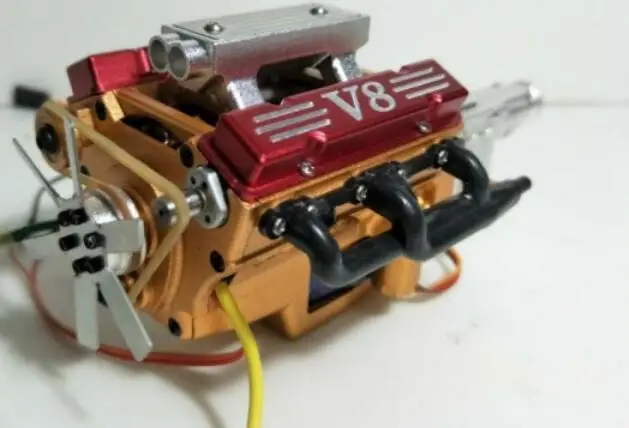 V8 коробка передач для RC4WD D90 D110 G2 1/10 cross hsp SCX10 ffraxas TRX4 Tamiya 1/14 трактор Скания benz man TGX