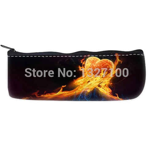 home decor Fire heart Custom Pencil Case Bag Perfect | Канцтовары для офиса и дома