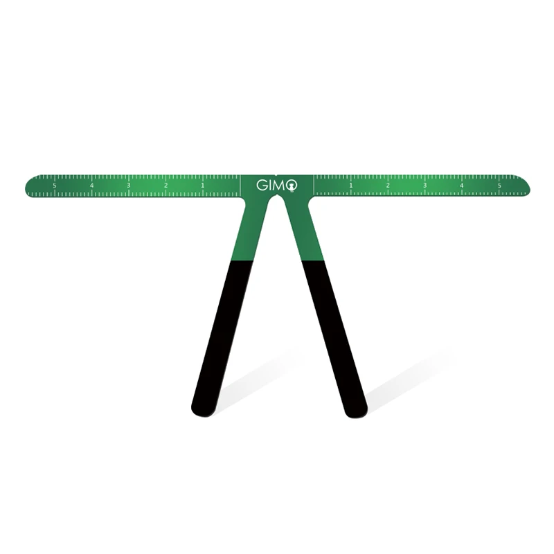 Макияж Tool Kit 5 цвет Pro металлического сплава бровей Shaper правитель татуировки