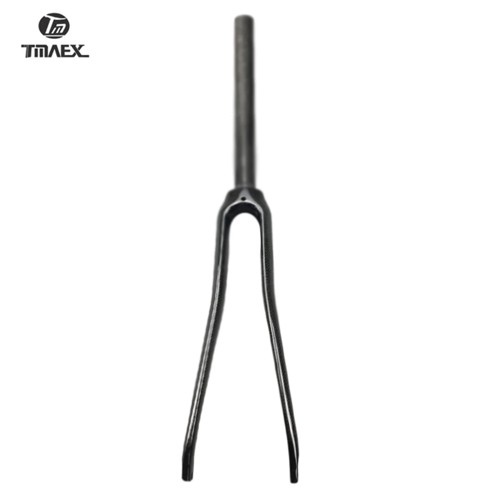 No logo Full Carbon Fork Bicycle Front 700MM 3K Matte/Glossy V Brake Road Bike 28.6MM Parts Ultra light | Спорт и развлечения