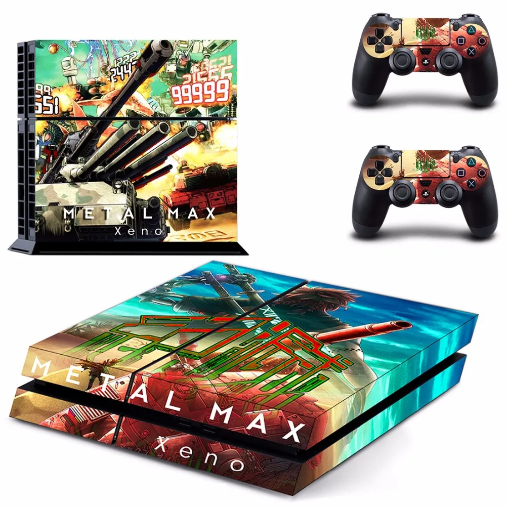 Игра металлический Max XENO PS4 переводная картинка наклейка для Sony PlayStation 4 консоли и 2