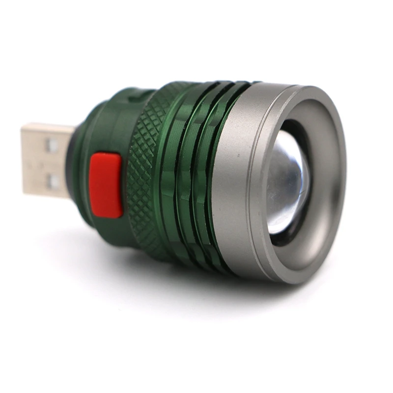 Usb Перезаряжаемый фонарик водонепроницаемый мини светодиодный бликовый