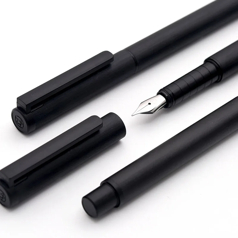 

Высокое качество классический черный авторучка Набор 0,5 мм подарочные чернильные ручки для студента преподавателя бизнес партнера письмо ...