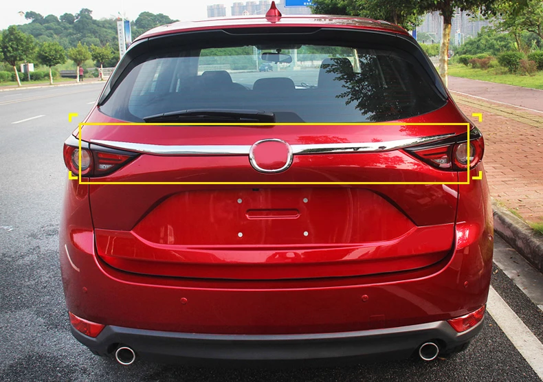 2 шт. новые аксессуары! ABS Задняя Крышка багажника Обшивка молдинг задней двери