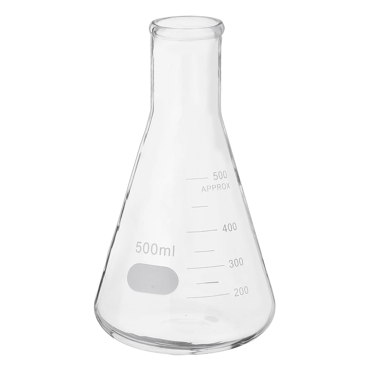 500 мл стеклянная колба коническая колба Erlenmeyer стеклянная бутылка лабораторная боросиликатная стеклянная посуда емкость бутылки