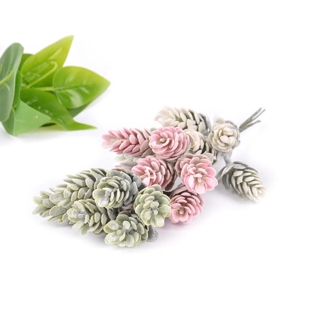 6 шт./лот искусственное растение украшение из ананас трава искусственные цветы