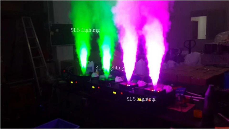 SLSLITE(2 шт.) 1500 Вт светодиодный Fogger дымовая машина светодиодный дым-машина для сцены дымка машина