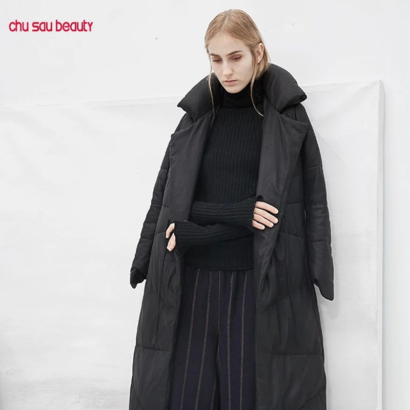 Outwear women overcoats warm women's parkas thicken winter hooded jackets ladies coats casual long parka female plus size