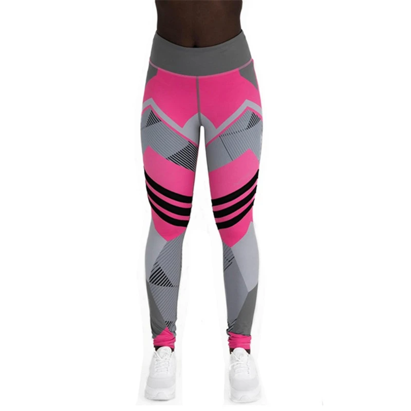 Pink Leggings Костюмы для йоги, женская спортивная одежда с высокой талией, тянущиеся беговые костюмы, облегающие спортивные костюмы для спортзала, фитнеса, пуш-ап, бюстгальтер, леггинсы, набор для бега - Цвет: Pink Leggings
