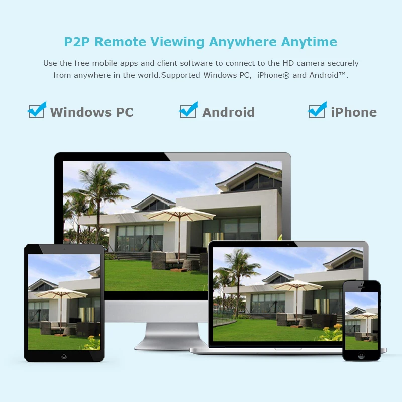 Plug and play P2P 960 P HD открытый + Крытый ИК WI-FI безопасности Камера Системы и 4CH