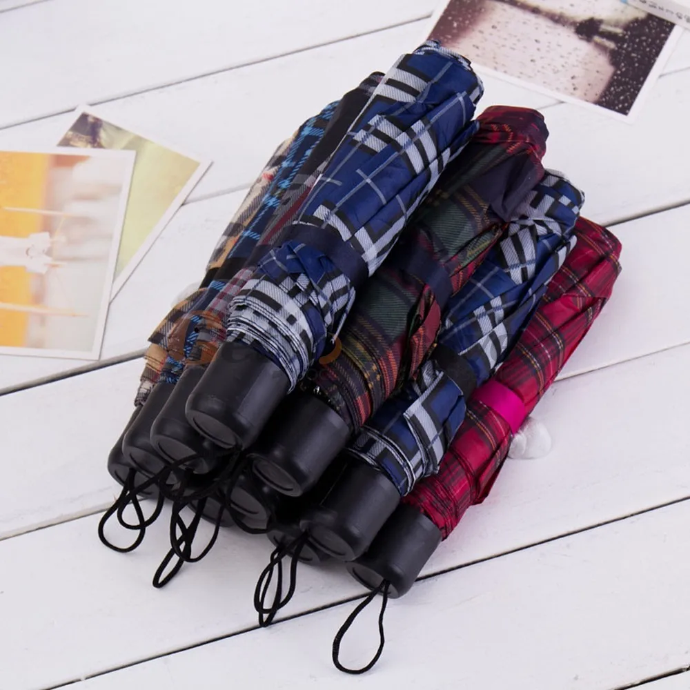 Портативный сплав складная пара зонтиков с короткой ручкой зонтик мини УФ Защита