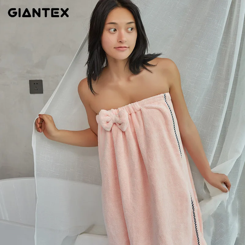 Женское банное полотенце из микрофибры GIANTEX для взрослых пляжное полотенце|bath