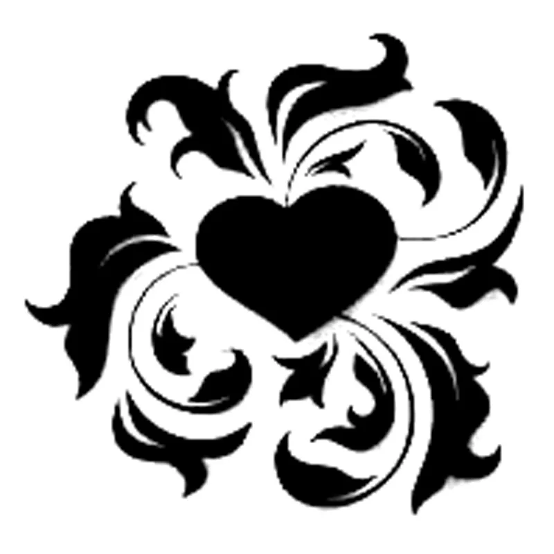 13 3 см * 12 8 романтичная Любовь Сердце автомобильный Стайлинг виниловая