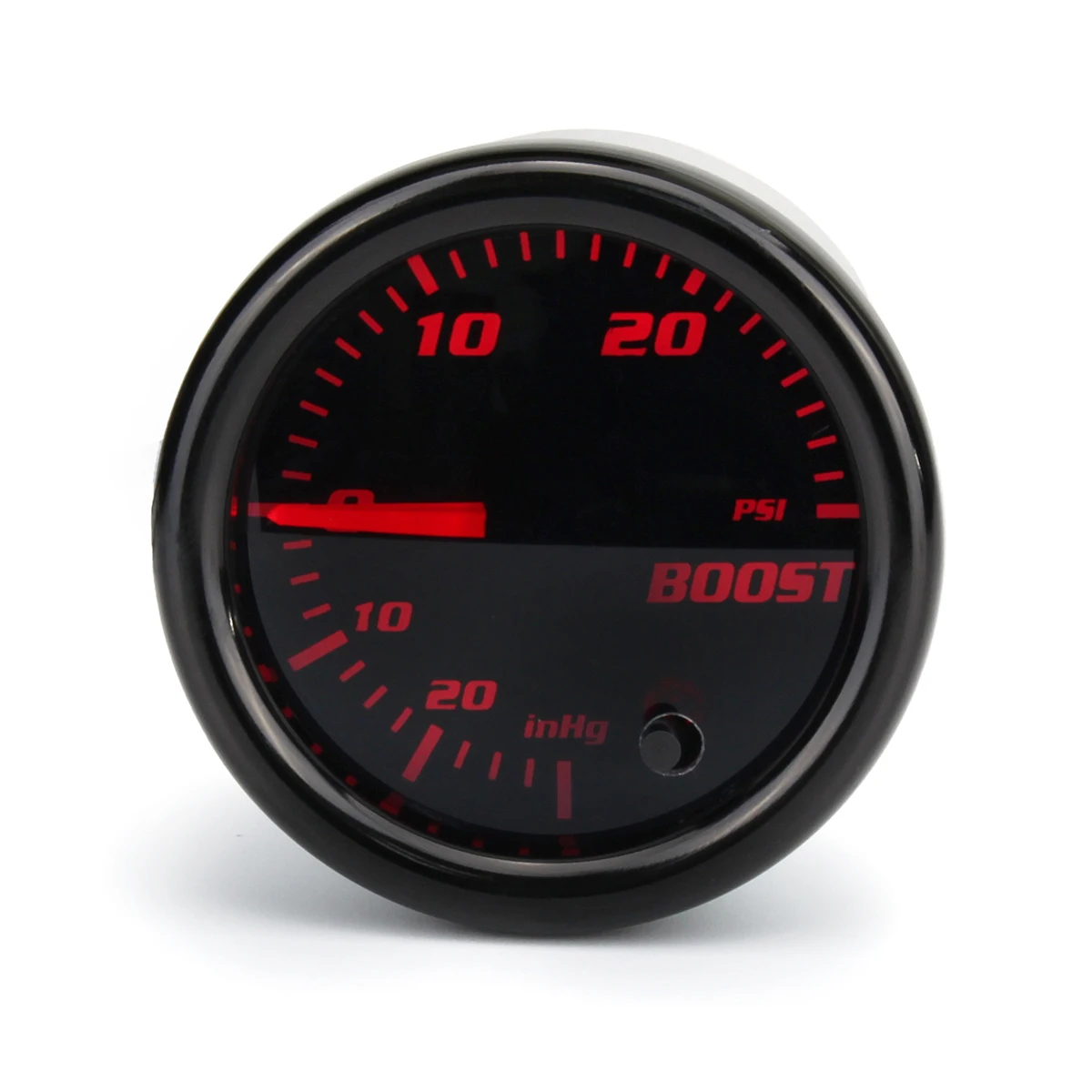 12 В 2 дюйма 52 мм турбо Boost PSI Манометр вакуумный пресс метр 0-30PSI 7 цветов светодиодный черный Лен