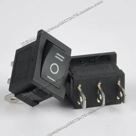 30 шт. кулисный переключатель 3pin 3 шестерни самоблокирующийся KCD1-103 19*12 ВКЛ-ВЫКЛ для источника питания