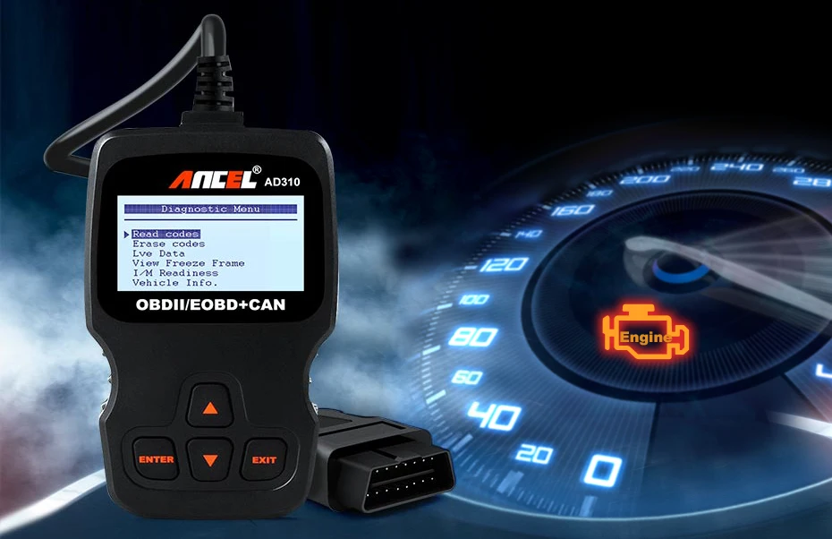 Универсальный автоматический сканер кода ANCEL AD310 OBDII