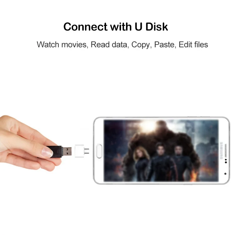 2 шт. микро USB OTG адаптер для Huawei Redmi Micro конвертер флэш накопитель Разъем Samsung Tablet