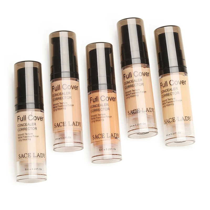 SACE LADY Face Concealer Cream Full Cover Makeup Liquid Facial Corrector Waterproof Base Make Up For Eye Dark Circles