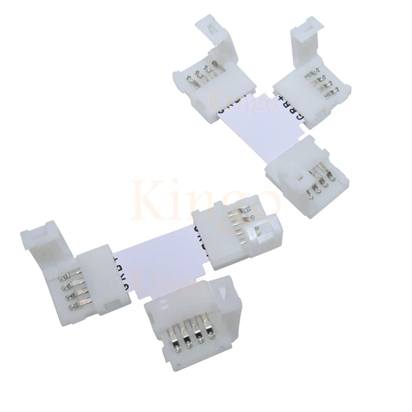 10 шт. T Форма мм 4PIN Быстрый Splitter Угловой Соединитель 3 проводника для 5050 RGB Цвет