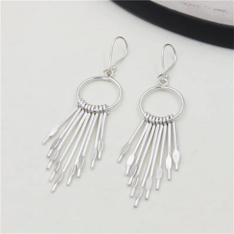 Висячие серьги JINSE из стерлингового серебра 925 пробы для женщин ювелирные изделия