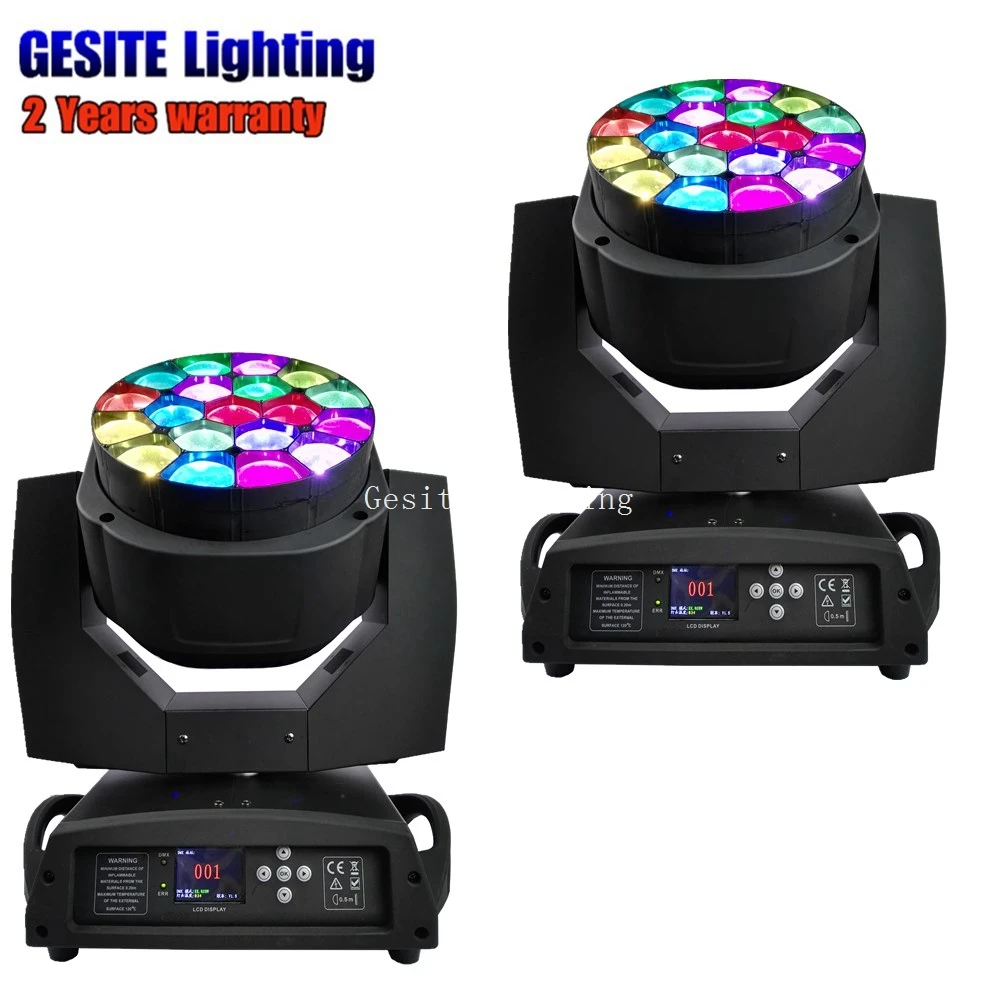 2 шт./LOTbig bee eye k10 19x15w 4in1 зум луч пиксель led управление движущаяся головка|Эффект