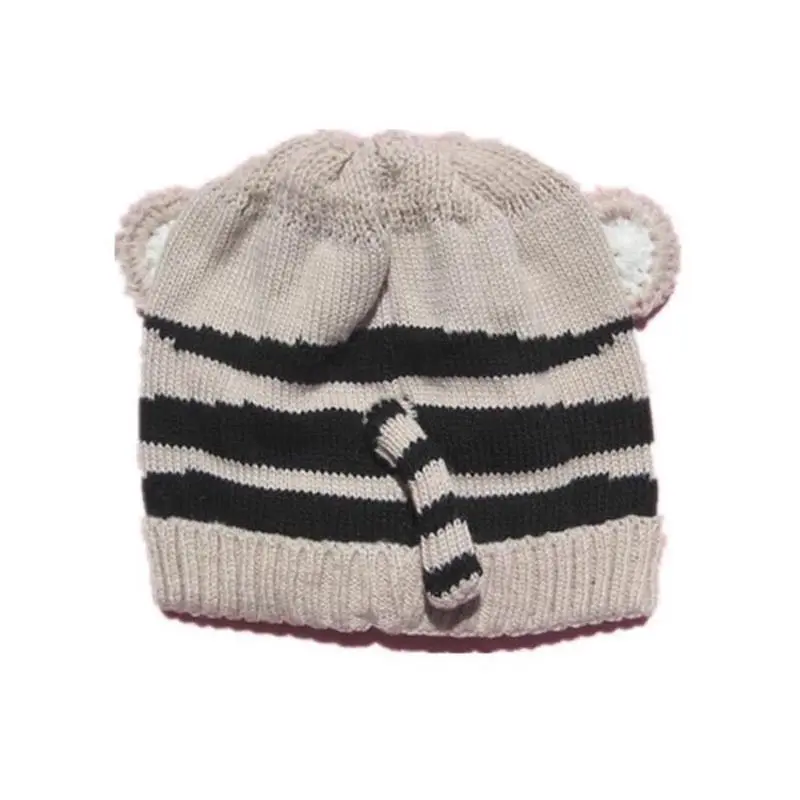 1pcs Baby Girls Boys Kids Toddlers Crochet Knit Cute Tiger Hat Cap Beanie Bonnet | Детская одежда и обувь